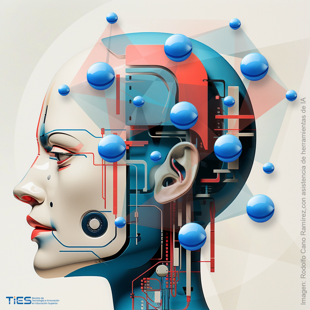 Ilustración del artículo que muestra una cabeza humana con la integración de circuitos electricos 